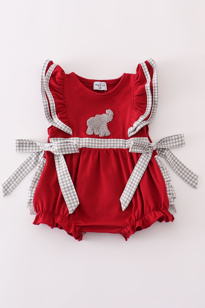 Alabama elephant french knot ruffle bubble