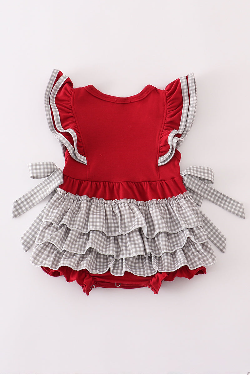 Alabama elephant french knot ruffle bubble