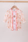 Pink gingerbread embroidery ruffle bubble