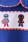 Blue character embroidery bubble