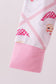 Pink santa claus bamboo pajamas set