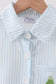 Christmas tree embroidery button down shirt