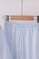 Blue santa claus embroidery ruffle pants set