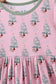 Pink christmas tree bamboo dress