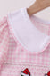 Pink grinch smocked dress