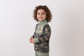 Camouflage dog hunting applique pullover