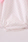 Pink alpaca embroidery ruffle bubble