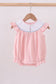 Pink princess smocked bubble