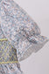 Floral bunny smocked dress