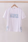 White MAMA bow applique mom&me top