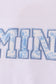 White MAMA bow applique mom&me top