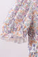 Purple floral lace women dress
