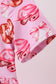 Pink bow baseball bamboo jumpsuit
