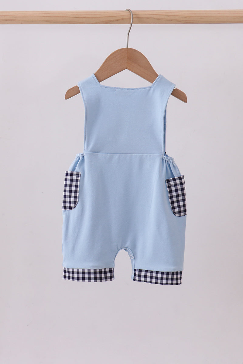 Blue sailboat embroidery jonjon