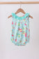 Blue sailboat print ruffle bubble