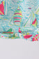 Blue sailboat print ruffle bubble