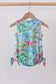 Green tropical garden bow bubble