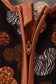 Brown character bamboo romper