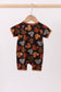 Brown character bamboo romper