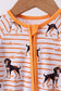 Tennessee vols bamboo zipper romper