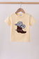 Khak boot applique top