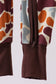 Camouflage print zipper bamboo romper