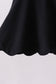 Black scalloped active  mom&me dress