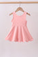 Pink scalloped active mom&me dress