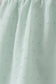 Green swiss dot cross sheep ruffle shorts set