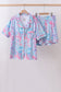 Marine creature bamboo pajama set