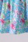 Mint island bloom ruffle bloomer set