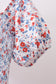 Blue floral smocked dress