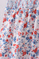 Blue floral smocked dress