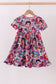 Purple character bamboo dress