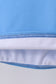 Blue crab embroidery stripe shorts swimsuit