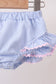 Blue Stripe 2pc Seersucker Swimsuit