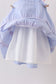 Blue Stripe Smocked Seersucker Mom Dress