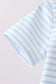 Blue Sports Ball Stripe Applique Set
