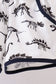 Navy dinosaur print shorts set