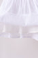 White Bow Smocked Jacquard Ruffle Shorts Set