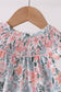 Pink Floral Smocked Bubble