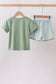 Sage Gingham Set