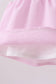 Pink stripe seersucker strawberry smocked bloomer set