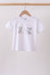 White Animal Embroidered Top
