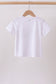 White Animal Embroidered Top