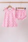 Pink Bow Bloomer Set