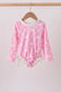 Pink Bow UPF rashguard