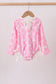Pink Bow UPF rashguard