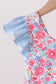 Pink Floral UPF Swim One-Piece