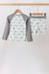 Green Stripe Shark UPF Rashguard Set